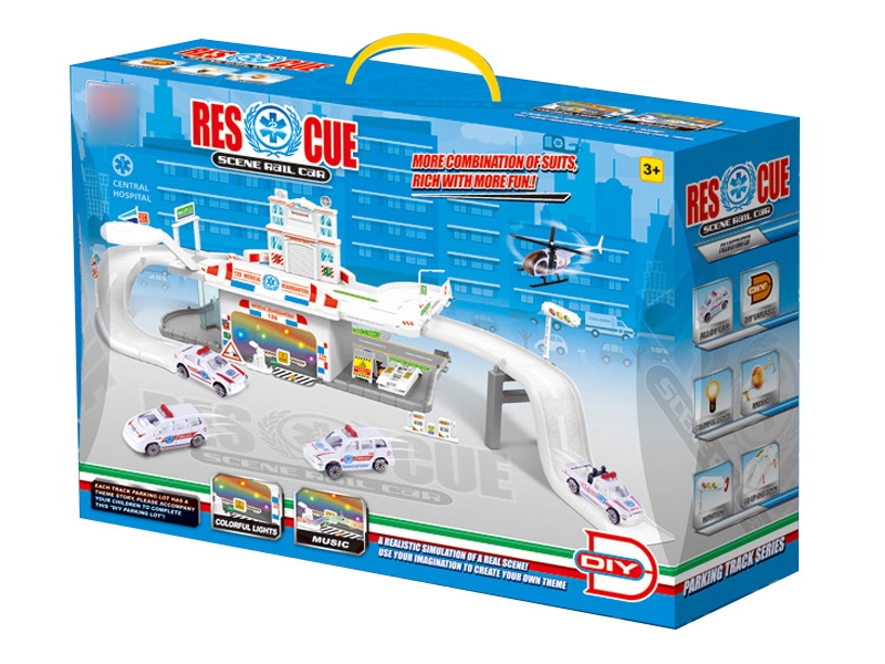 PARKING LOT DIE CAST PLAY SET - HP1124289