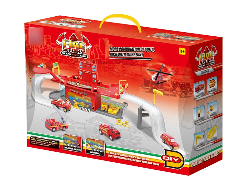PARKING LOT DIE CAST PLAY SET - HP1124290