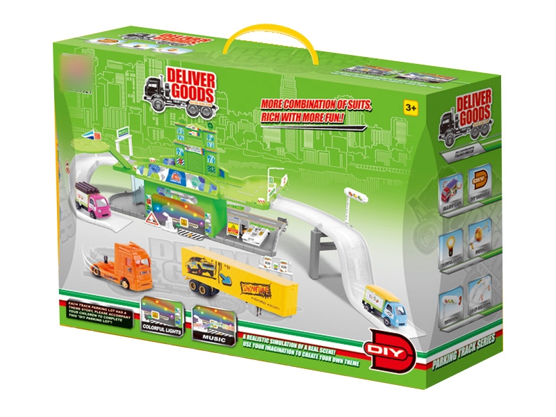 PARKING LOT DIE CAST PLAY SET - HP1124292