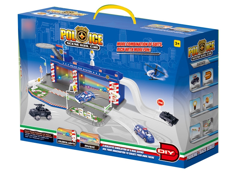 PARKING LOT DIE CAST PLAY SET - HP1124296