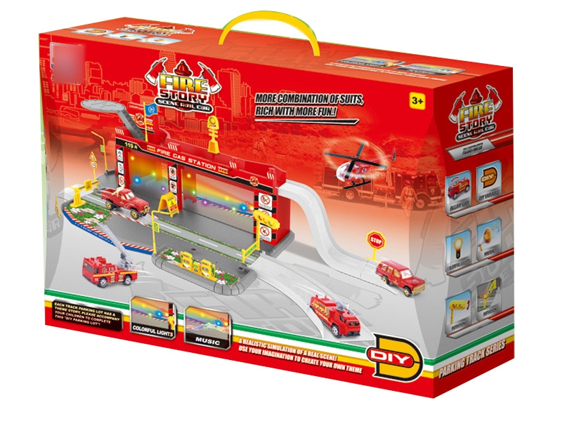 PARKING LOT DIE CAST PLAY SET - HP1124298