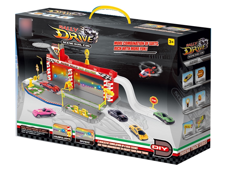PARKING LOT DIE CAST PLAY SET - HP1124303