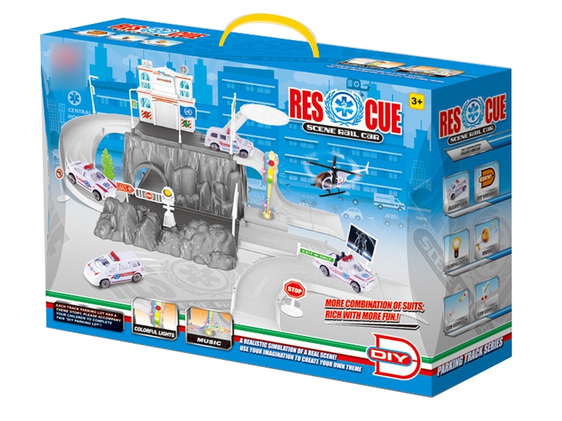 PARKING LOT DIE CAST PLAY SET - HP1124306