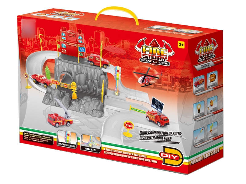 PARKING LOT DIE CAST PLAY SET - HP1124307