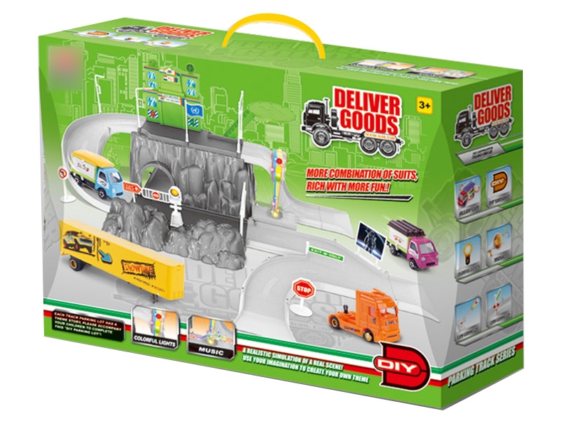 PARKING LOT DIE CAST PLAY SET - HP1124309