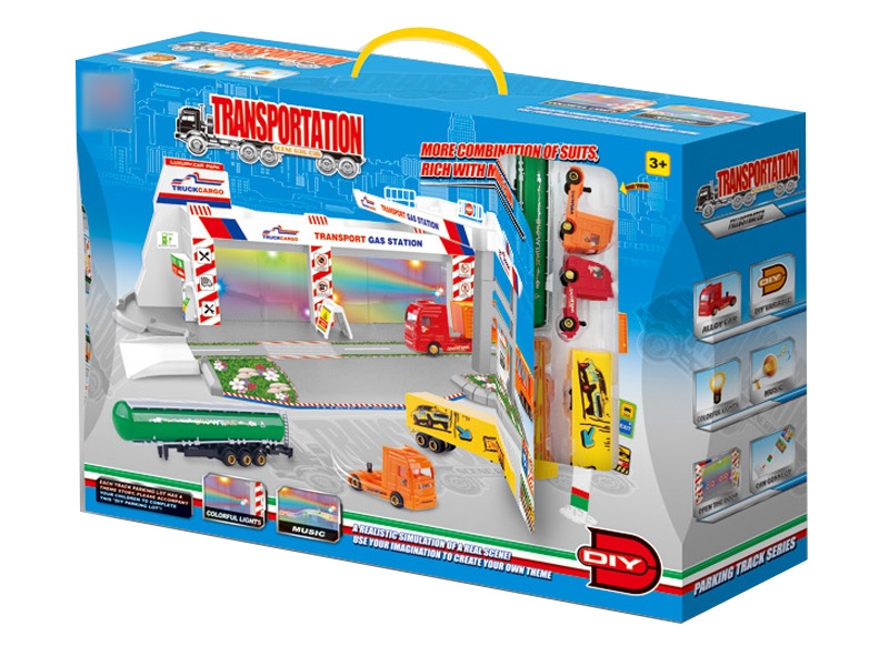 PARKING LOT DIE CAST PLAY SET - HP1124313