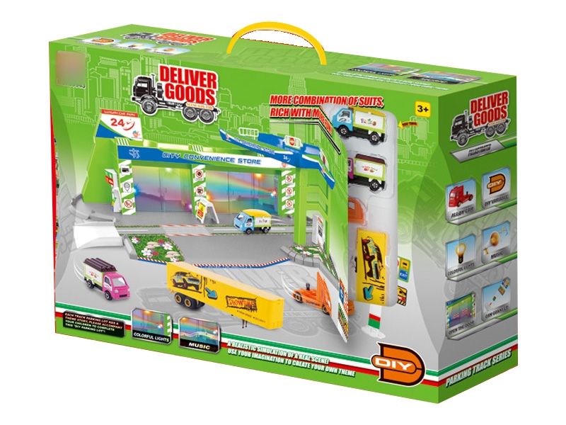 PARKING LOT DIE CAST PLAY SET - HP1124314