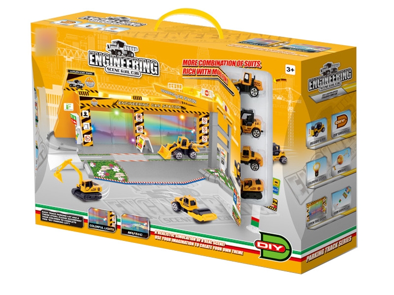 PARKING LOT DIE CAST PLAY SET - HP1124315