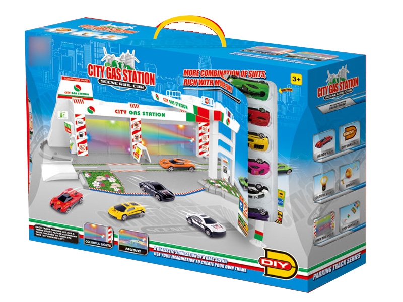 PARKING LOT DIE CAST PLAY SET - HP1124316