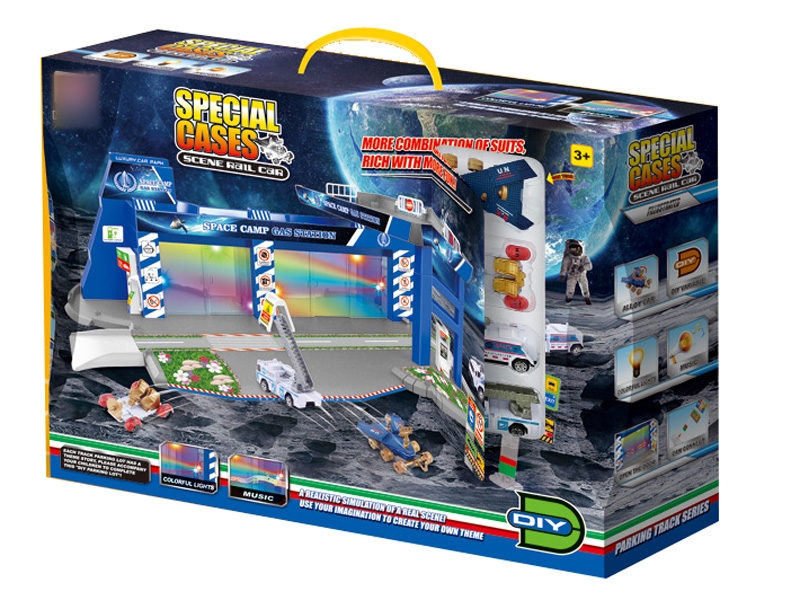 PARKING LOT DIE CAST PLAY SET - HP1124317