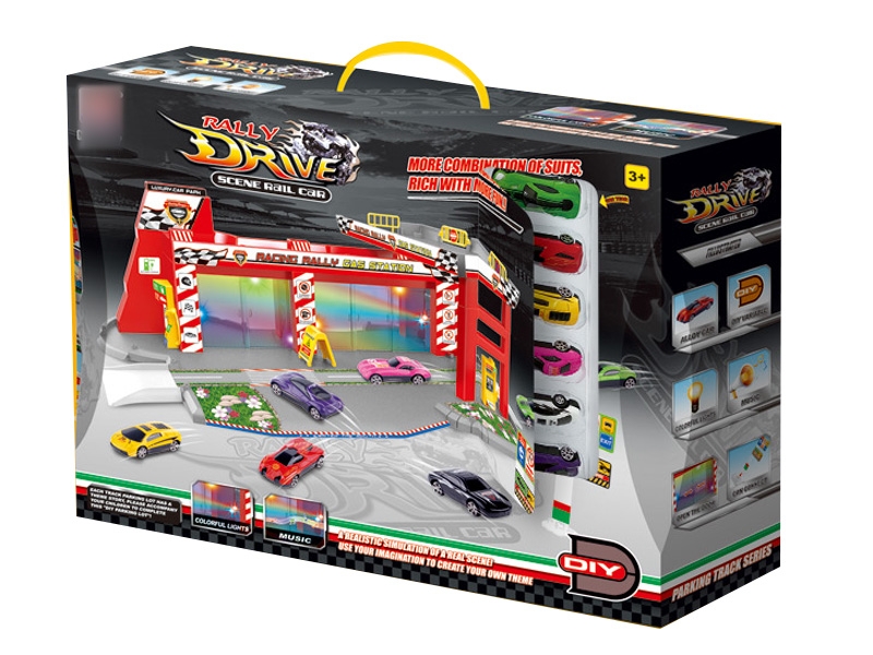 PARKING LOT DIE CAST PLAY SET - HP1124318