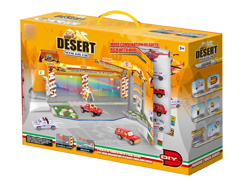 PARKING LOT DIE CAST PLAY SET - HP1124319