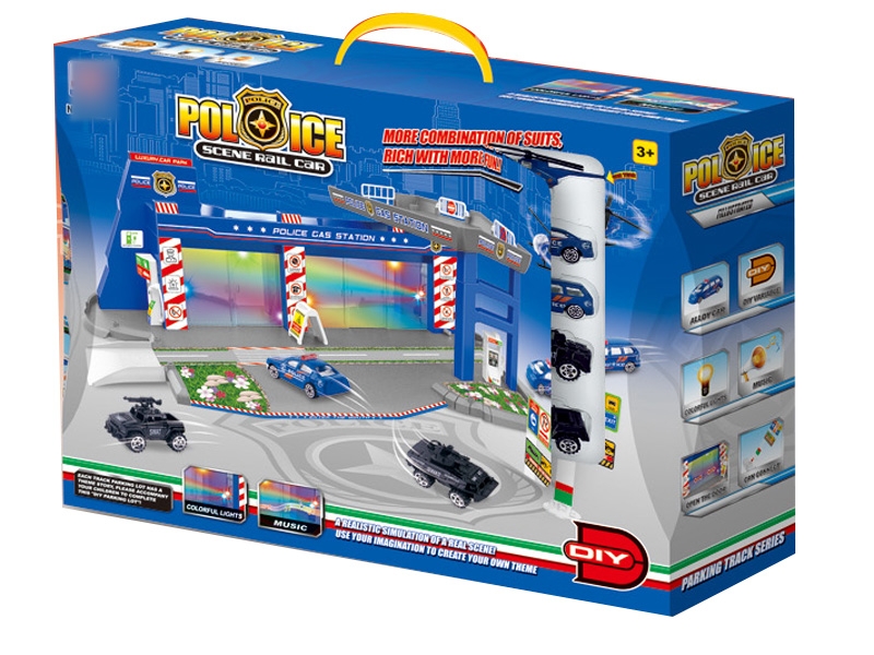 PARKING LOT DIE CAST PLAY SET - HP1124322