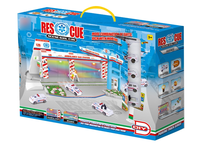 PARKING LOT DIE CAST PLAY SET - HP1124323