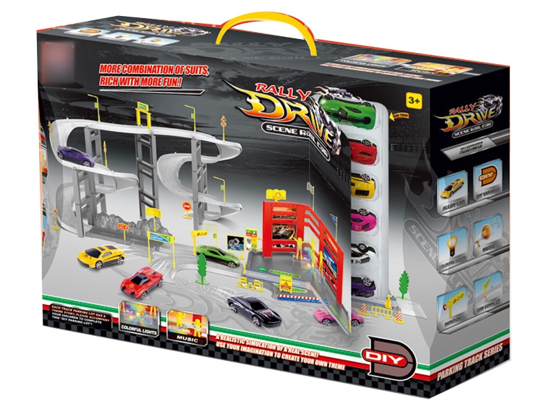 PARKING LOT DIE CAST PLAY SET - HP1124326