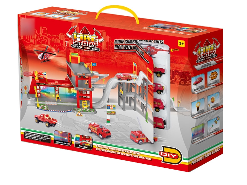 PARKING LOT DIE CAST PLAY SET - HP1124327