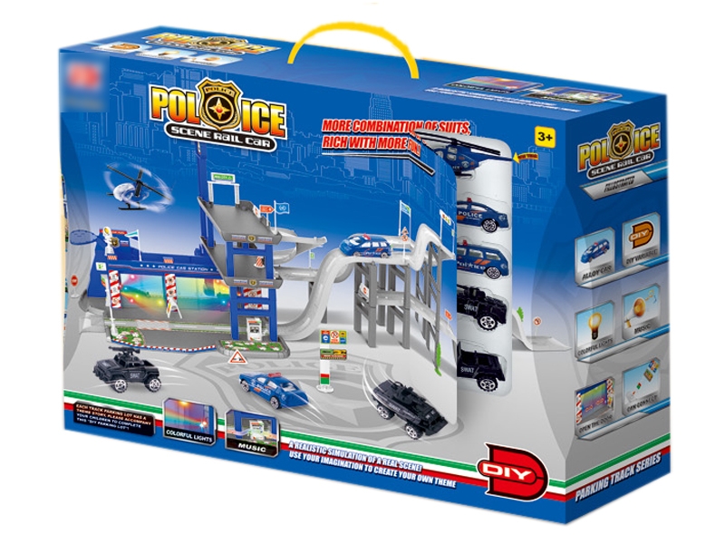 PARKING LOT DIE CAST PLAY SET - HP1124329