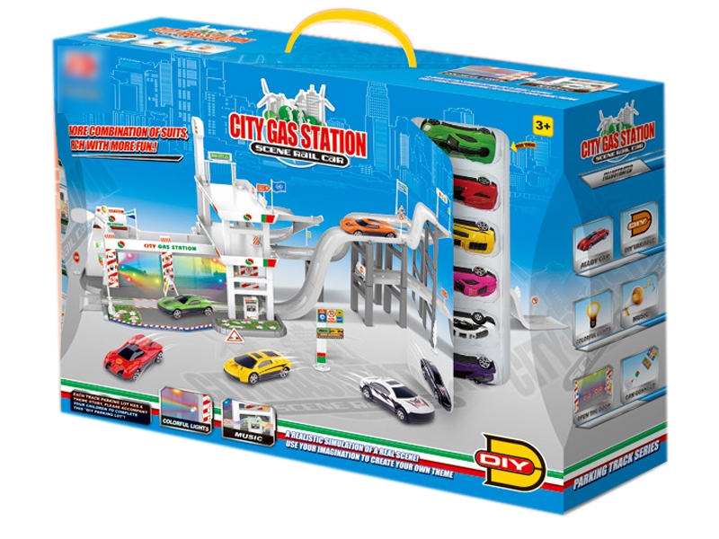 PARKING LOT DIE CAST PLAY SET - HP1124330