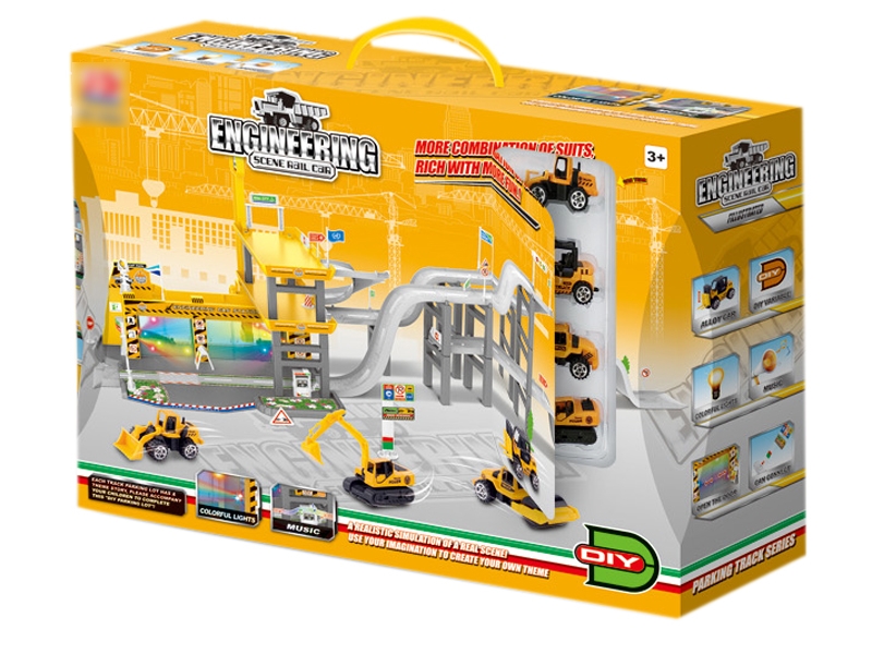 PARKING LOT DIE CAST PLAY SET - HP1124331