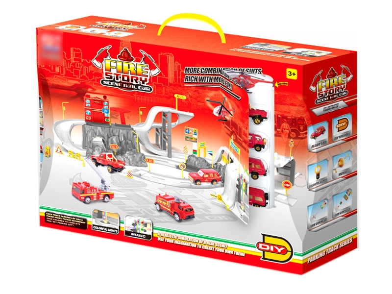 PARKING LOT DIE CAST PLAY SET - HP1124333