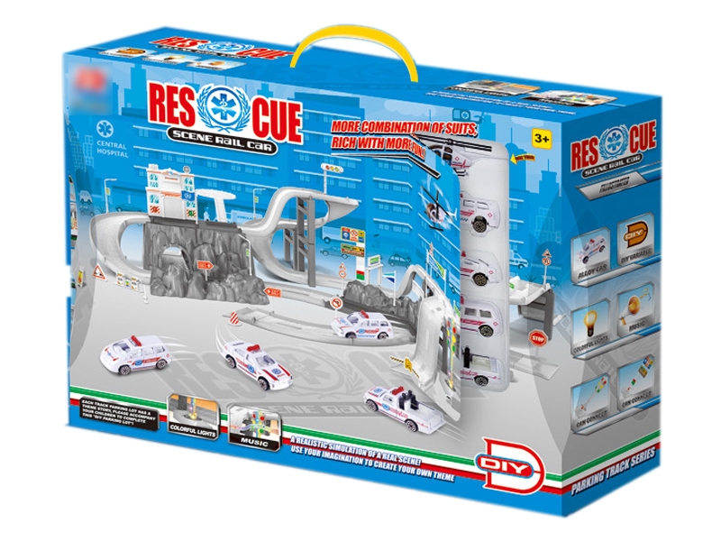 PARKING LOT DIE CAST PLAY SET - HP1124334