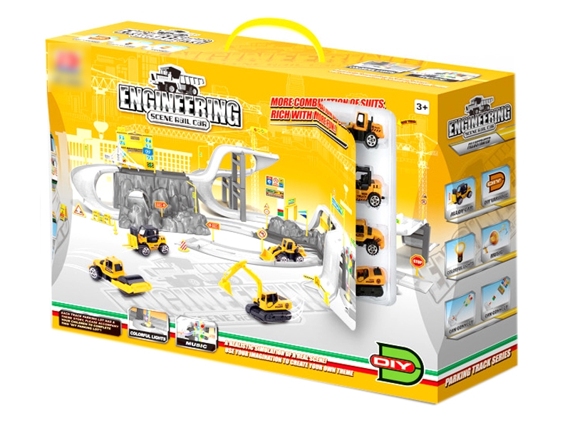 PARKING LOT DIE CAST PLAY SET - HP1124337