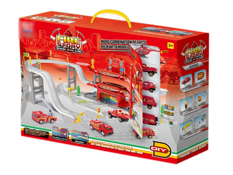 PARKING LOT DIE CAST PLAY SET - HP1124339