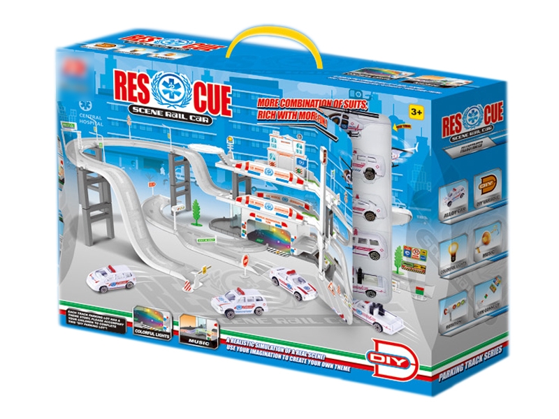 PARKING LOT DIE CAST PLAY SET - HP1124340