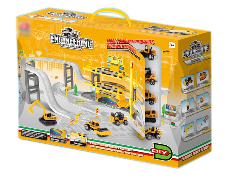 PARKING LOT DIE CAST PLAY SET - HP1124343