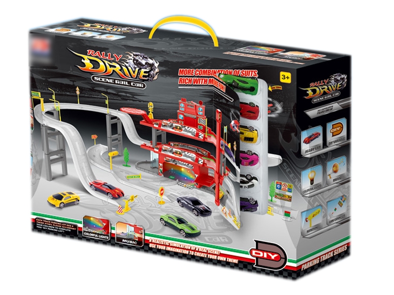 PARKING LOT DIE CAST PLAY SET - HP1124344