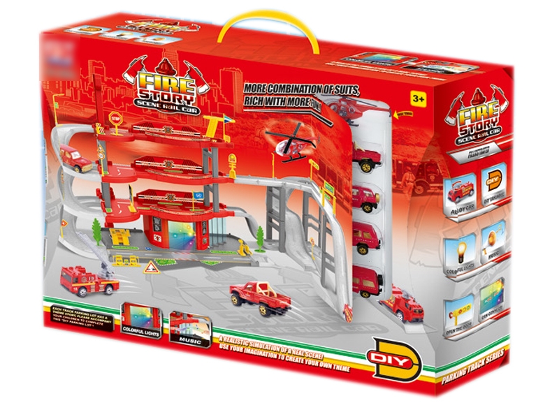 PARKING LOT DIE CAST PLAY SET - HP1124345