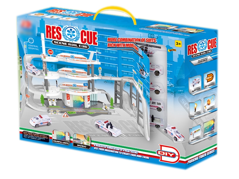 PARKING LOT DIE CAST PLAY SET - HP1124346