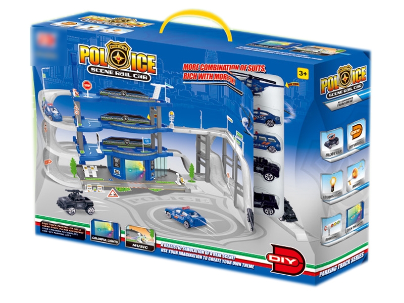 PARKING LOT DIE CAST PLAY SET - HP1124347