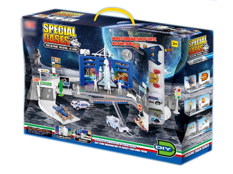 PARKING LOT DIE CAST PLAY SET - HP1124351