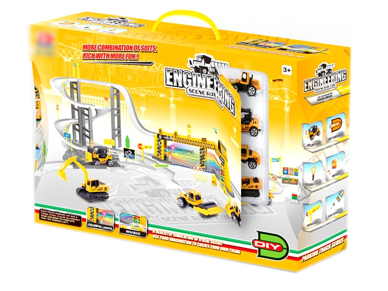 PARKING LOT DIE CAST PLAY SET - HP1124353