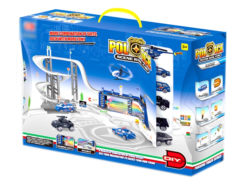 PARKING LOT DIE CAST PLAY SET - HP1124354