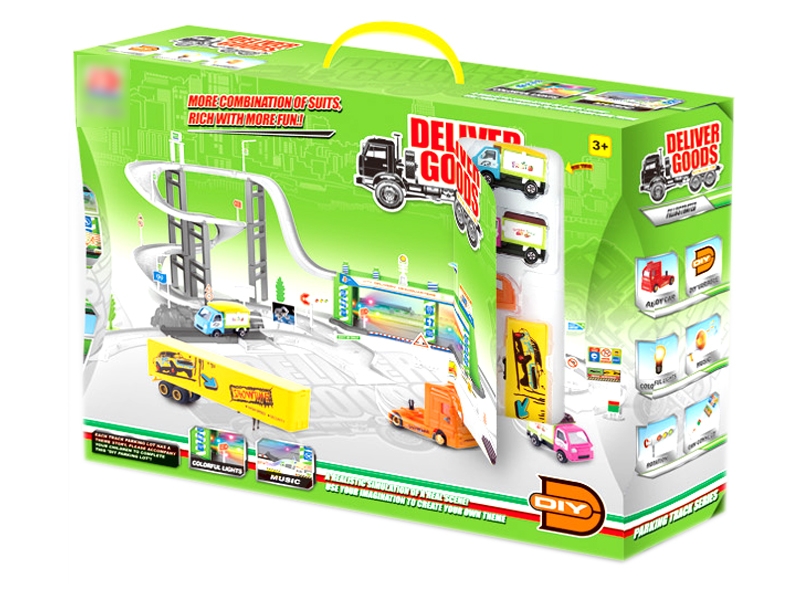 PARKING LOT DIE CAST PLAY SET - HP1124355
