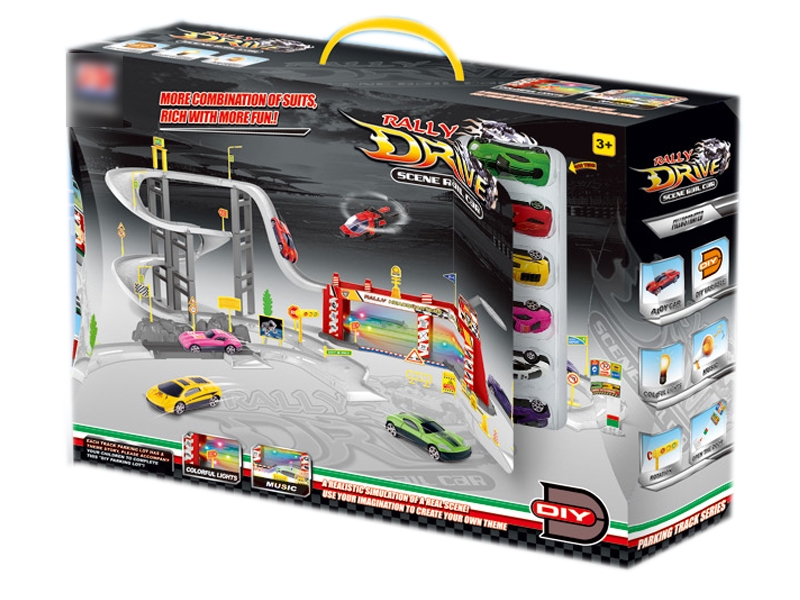 PARKING LOT DIE CAST PLAY SET - HP1124356