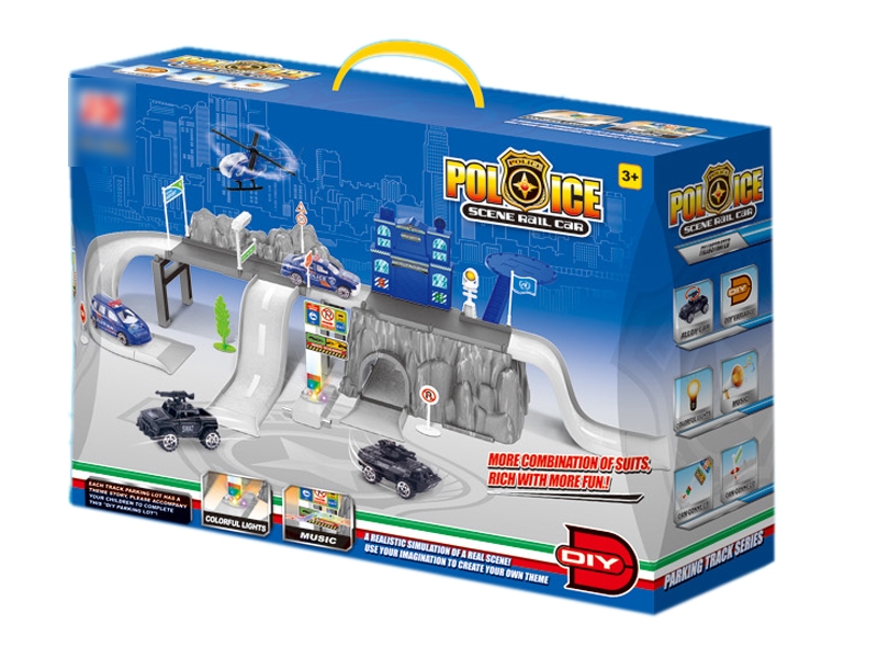 PARKING LOT DIE CAST PLAY SET - HP1124359