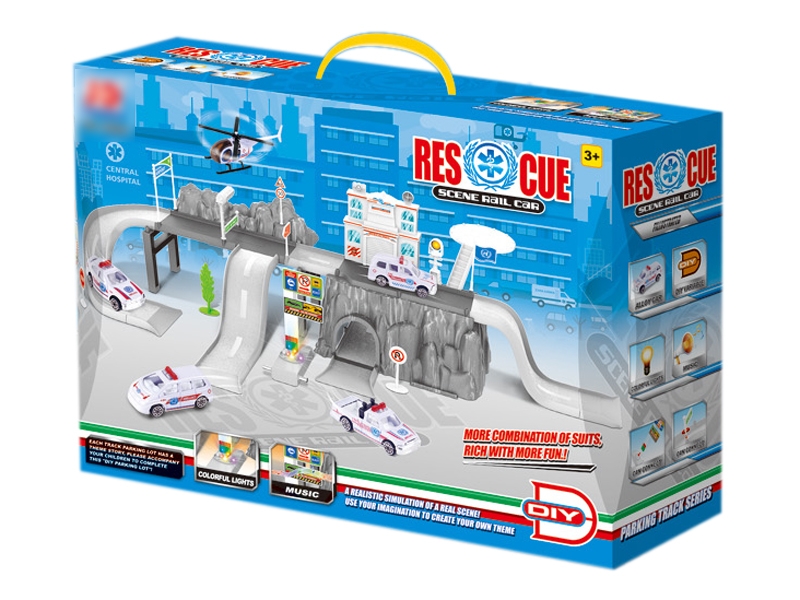 PARKING LOT DIE CAST PLAY SET - HP1124360