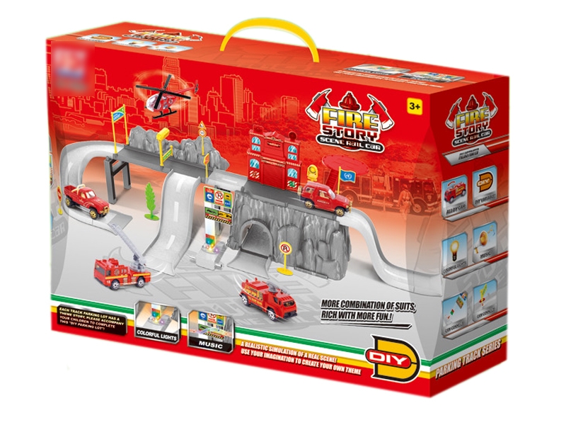 PARKING LOT DIE CAST PLAY SET - HP1124361