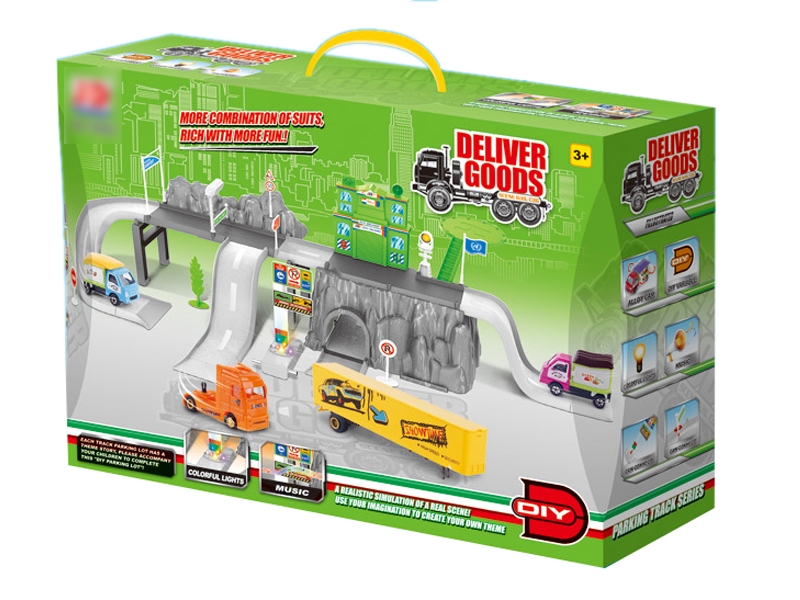 PARKING LOT DIE CAST PLAY SET - HP1124363