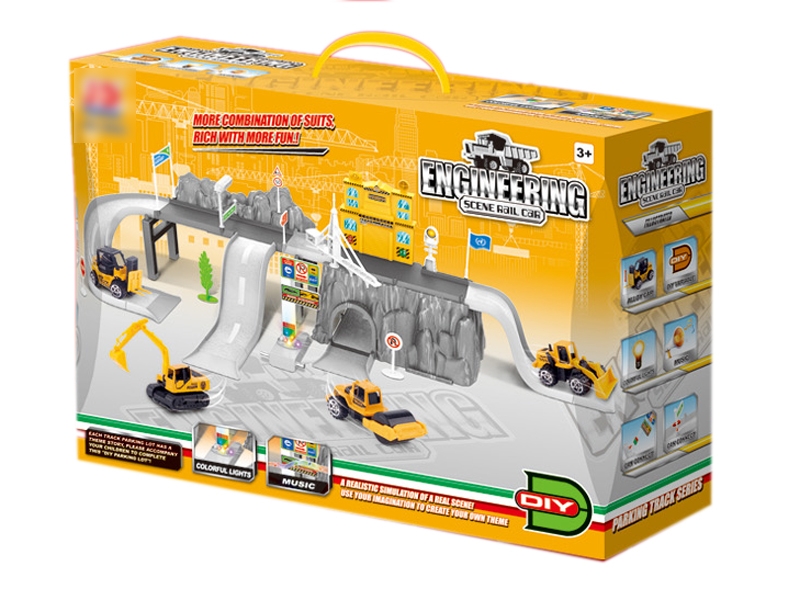 PARKING LOT DIE CAST PLAY SET - HP1124364