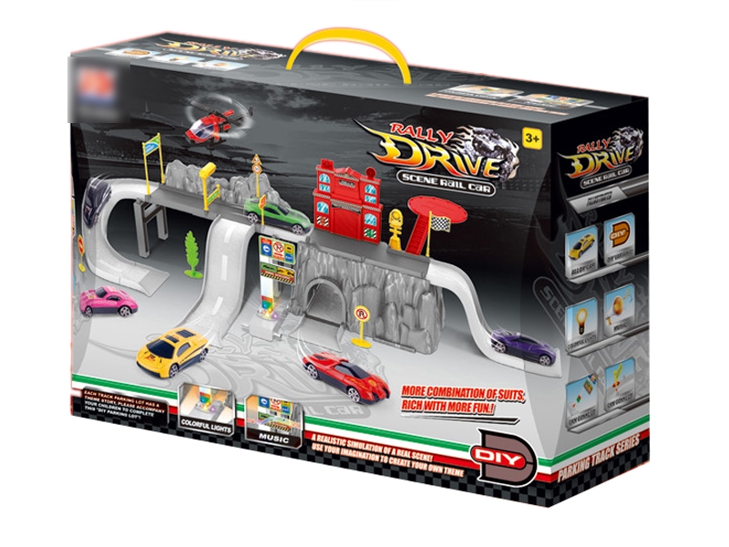 PARKING LOT DIE CAST PLAY SET - HP1124366
