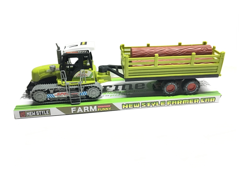 FRICTION FARMER TRUCK YELLOW & GREEN - HP1124375