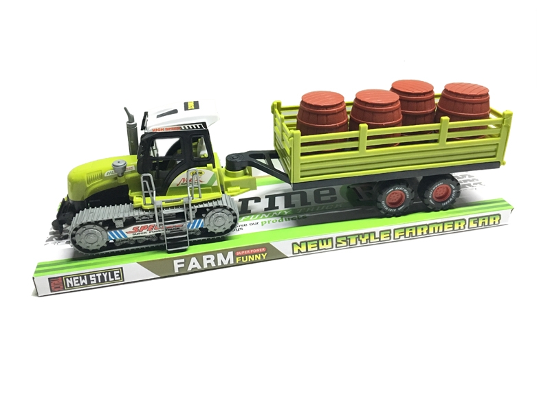 FRICTION FARMER TRUCK YELLOW & GREEN - HP1124376