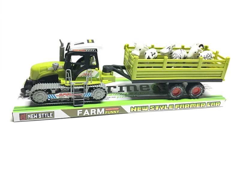 FRICTION FARMER TRUCK YELLOW & GREEN - HP1124378