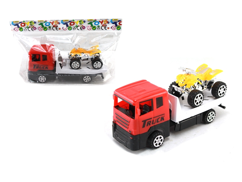 FRICTION CAR W/FREE WAY MOTORBIKE - HP1124920