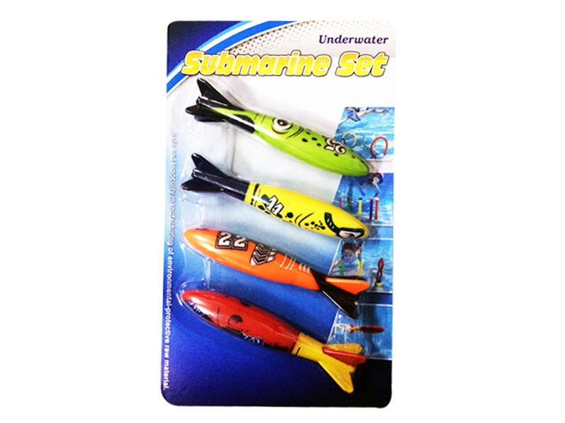 DIVING POOL TOYS RED/ORANGE/YELLOW/GREEN - HP1124960