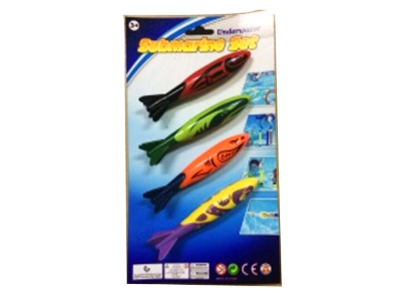 DIVING POOL TOYS RED/ORANGE/YELLOW/GREEN - HP1124963